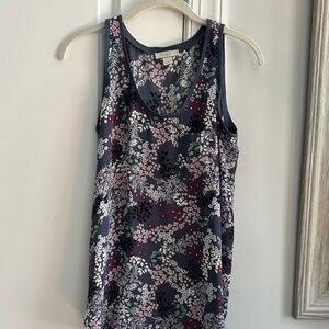 LOFT Floral Tank Top